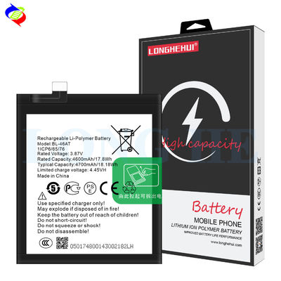 Tecno Phantom X AC8 BL-46AT Bateria Telefone Móvel OEM ODM Lítio Recarregável Polímero