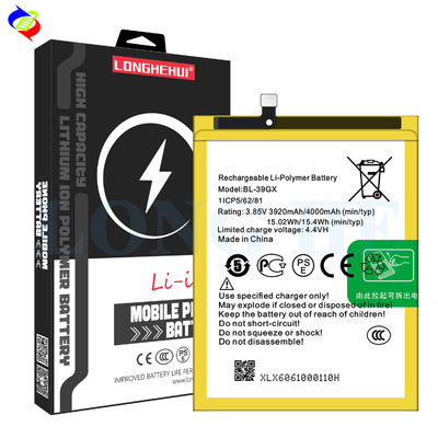 BL-39GX Bateria de 4000mAh para Infinix X573 Hot S3 Baterias recarregáveis de telefone móvel
