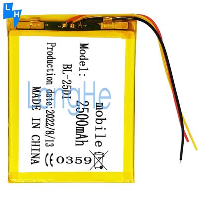 Bateria de iões de lítio de alta capacidade para telemóvel BL-25DI original para ITEL it1516 Tablet Pad