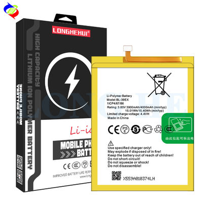 BL-39EX 3900mah 3.85V Célula de Lítio Polímero para Infinix BL-39EX Durável e Substituição