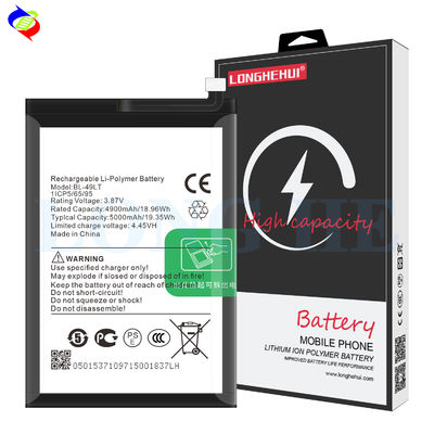 Bateria recarregável BL-49LT Bateria de telefone 5000mAh Bateria de substituição para Tecno Camon19/CI6n