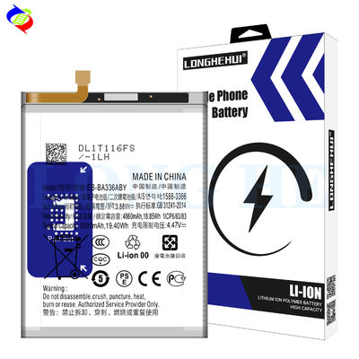 Bateria recarregável EB-BA336ABY para Samsung A53 5G A336 A536 A33 2020 SM-A536U 5000mAh