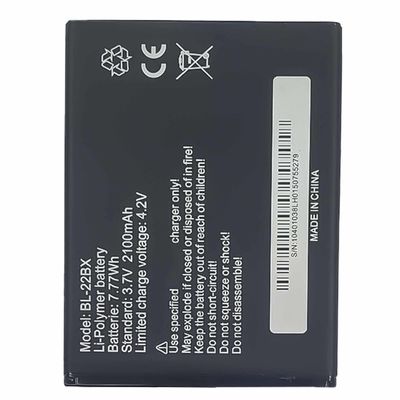 Bateria de celular BL-22BX para Infinix Hot 2 X510 3.7V 2100mAh recarregável