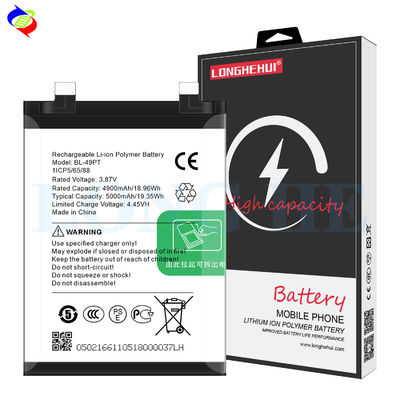 BL-49PT 3.87V 5000mAh Bateria de telefone móvel Para Tecno Pova 5 Pro Vida útil da bateria melhorada
