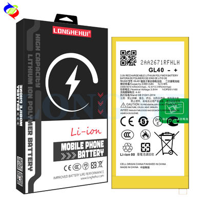 4.4V 3300mAh Baterias de polímero de lítio substituíveis e recarregáveis para Motorola GL40