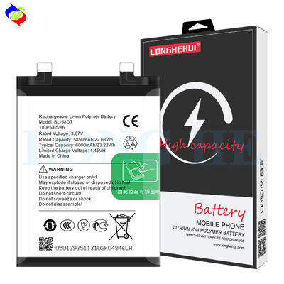BL-58DT Bateria de telemóvel para Tecno Pova 4 Pro Baterias originais de íons de lítio AAA