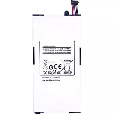 Bateria recarregável de 3,8V 4000mah SP4960C3A Para Samsung Galaxy Tab 7.0 P1000 Bateria de tablet