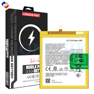 Bateria de polímero de lítio de recarga substituível branca para Motorola LB50 4.4V 4600mAh