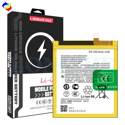 ODM Motorola LC40 4.4V 3550mAh Bateria de polímero de lítio para carregamento substituível