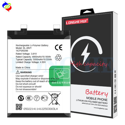 100% Compatível Nome da versão móvel Para Tecno BL-49VT Bateria de telefone celular 3.91V 5000mAh