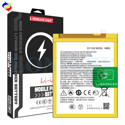 Bateria móvel universal de proteção de IC dupla MB50 para Motorola EDGE 2021 Capacidade de 5000mAh
