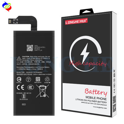 G025A-B Bateria recarregável de polímeros de íons de lítio para Google Pixel 5 XL 3.85V 3800mAh