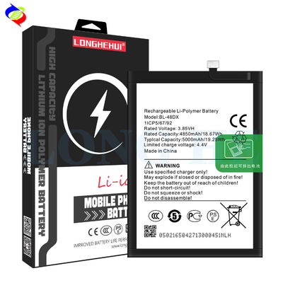 BL-48DX versão móvel prata bateria de substituição de 5000mAh para telefone móvel Infinix