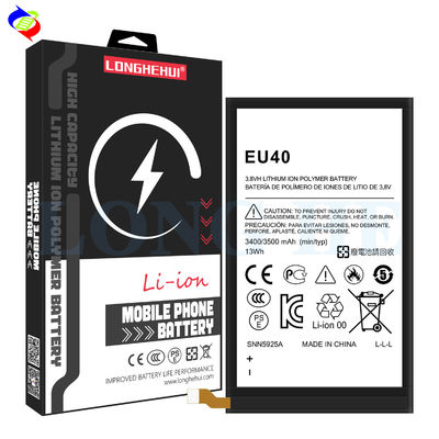 Bateria de polímero de lítio EU40 para Moto Droid Maxx Bateria de telemóvel de substituição EU40