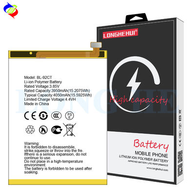 Bateria recarregável de Li-Polymer BL-92CT para General GM 20 PRO 4050mAh 3.85V