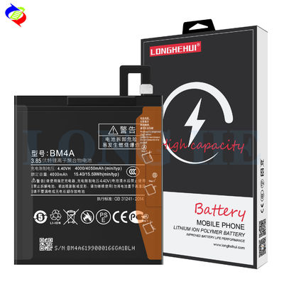 Baterias recarregáveis de alta capacidade 4050mah BM4A Stock para Xiaomi Redmi Pro Vendas de telefones celulares