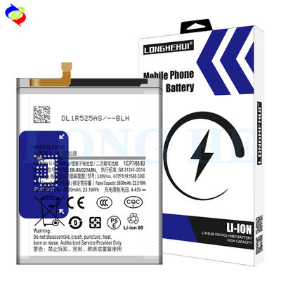 Bateria de substituição recarregável cinza de capacidade 6000mAh para Samsung M32 4G EB-BM325ABN