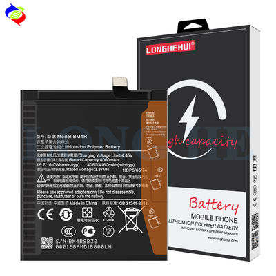 Ori 1 1 Bateria de substituição de polímero de íons de lítio branco para MI 10 LITE 4160mAh 3.87V