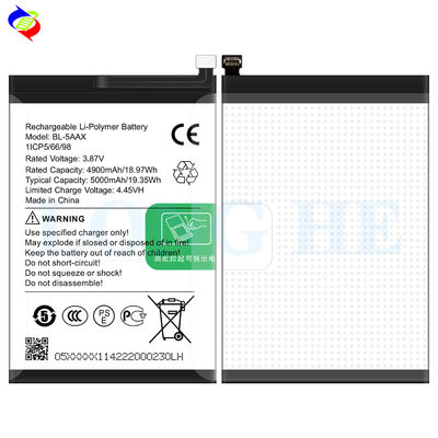 BL-5AAX recarregável Bateria de 3.87V 5000mAh para telefone móvel Infinix recarregável