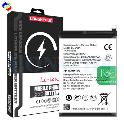 BL-5ABX Substituição de bateria para Infinix 3.87V 5000mAh Proteção de IC duplo de alta capacidade