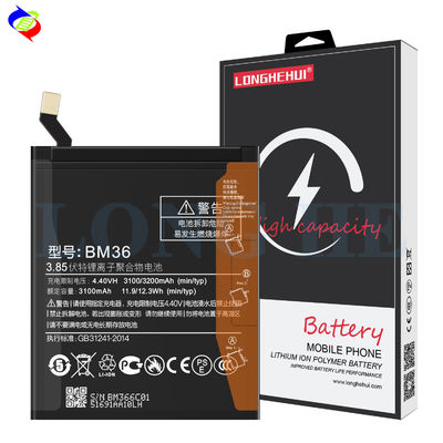 Bateria BM36 de alta capacidade para Xiaomi 5S Baterias recarregáveis para telefones BM36 Codin