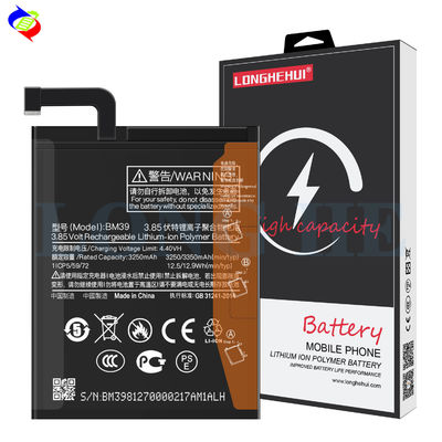3350mAh Capacidade Bateria BM39 Substituição original para Xiaomi MI6 Mi 6 Telefone Móvel