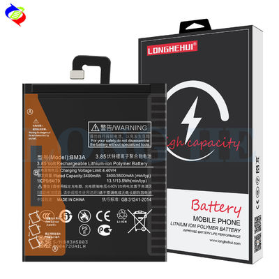Bateria recarregável de proteção de IC duplo para Mi Note 3 Substituição original BM3A