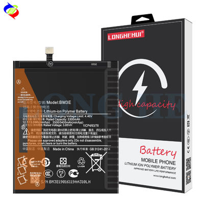 BM3E 3.85V 3400mAh Bateria de telefone inteligente móvel para Xiaomi 8 Substituição Preto