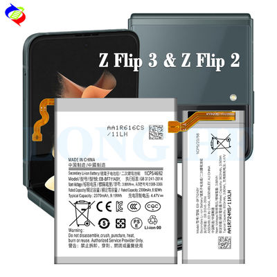 Baterias de polímero de lítio EB-BF711ABY e EB-BF712ABY para dispositivo Samsung Z Flip 3