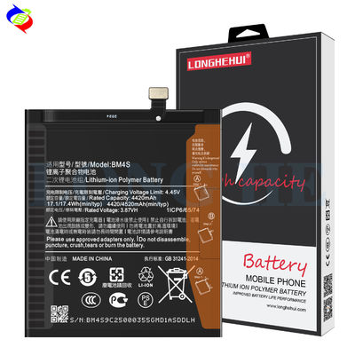 Bateria recarregável de smartphone de 4520mAh para modelos de telemóvel REDMI 10X Pro 5G