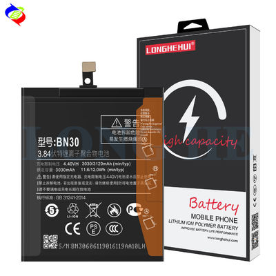 3120mAh BN30 Bateria de substituição para Xiaomi Redmi 4A Branco Original Capacidade de Telefone Móvel