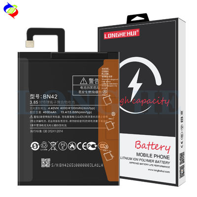 Baterias recarregáveis de capacidade de 4100mAh para Xiaomi Redmi 4 Telefone móvel BN42