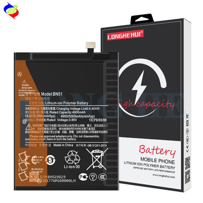 Bateria Redmi 8A Bateria de substituição original BN51 com Proteção de IC dupla 3.85v 5000mah