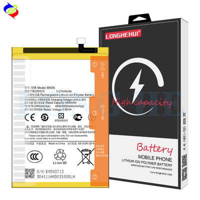 ODM/OEM Bateria recarregável BN56 para Xiaomi Redmi 9A 9C Mi POCO C3 5000mAh 3.85V