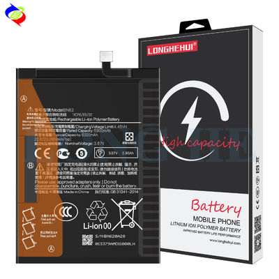 Proteção de IC duplo 6000mAh BN62 Bateria do telefone para Xiaomi Redmi Note9 4G POCO M3