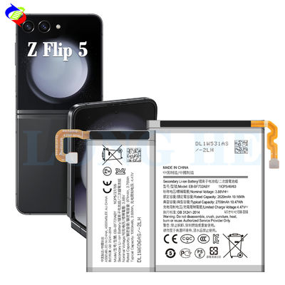 Bateria de telefone móvel para Samsung Galaxy Z Flip 5 Folding Screen EB-BF732ABY 2700mAh