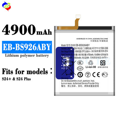 Bateria original EB-BS926ABY 4755mAn 3.88V para Samsung Galaxy S24 Plus 5G S926 Bateria de telefone