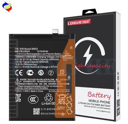 Bateria de alta capacidade BM53 5000mAh para Xiaomi Mi 10T 10T Pro Redmi K30S Telefone Móvel