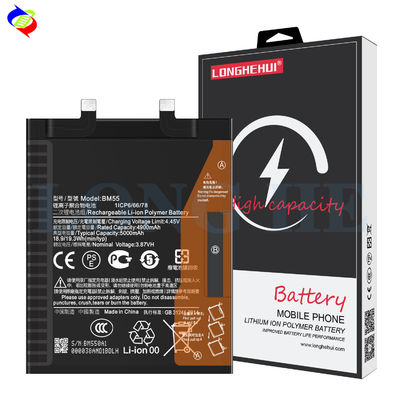 Bateria recarregável de iões de lítio BM55 para Xiaomi 11 ULTRA 5000mAh 3.87V Ori 1 1 Preto