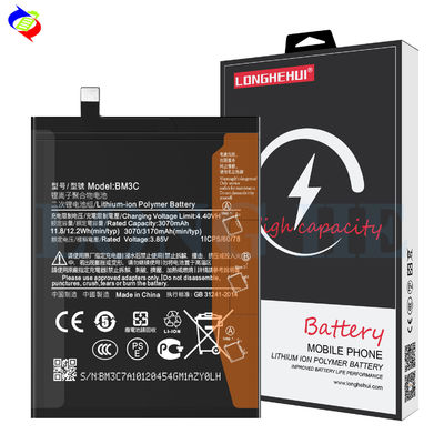 BM3C 3170mAh 3.85v 12.2wh Bateria de substituição para Xiaomi Mi 7 Bateria de íons de lítio