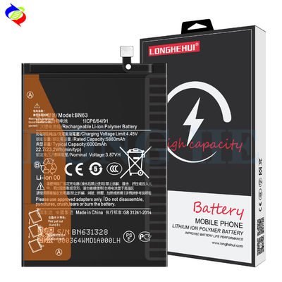 ODM/OEM Baterias de Li-polímero BN63 para Xiaomi RedMi 10 10 Prime 3.87V 6000mAh