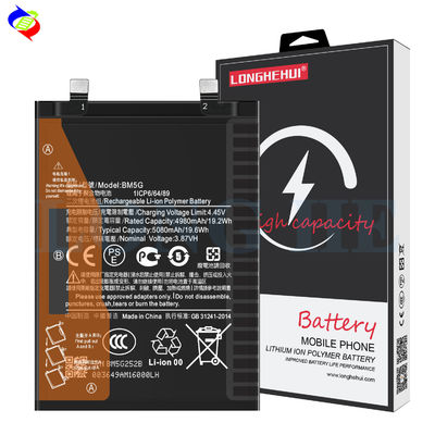 Bateria recarregável de polímero de íons de lítio BM5G de 5080mAh para MI NOTE 11T PRO