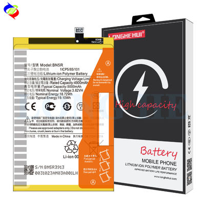 Bateria de telefone celular de alta capacidade BN5R 3.82V 5000mAh para Xiaomi Redmi A3 Substituição