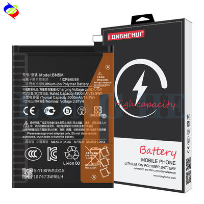 Bateria de telefone celular BN5M de alta capacidade para Xiaomi Redmi NOTE12