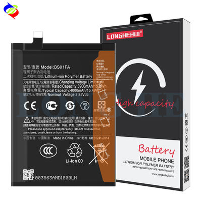 500 PCS MOQ Bateria BS01FA de alta capacidade para Xiaomi Black Shark 1 Telefone recarregável