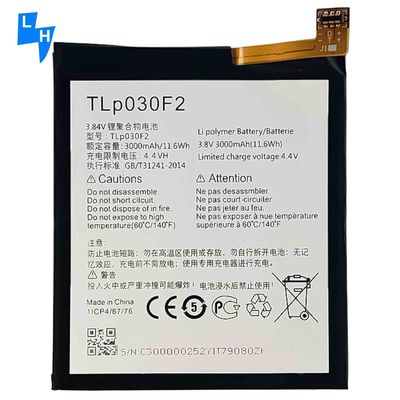Potente bateria de 3000mAh para Alcatel Idol 4S TCL950 TLP030F2 Modelo de Sistema de Telefone Móvel