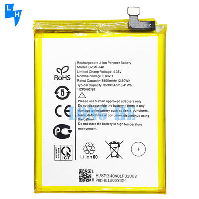Original BVSM-340 Bateria de polímero de iões de lítio 3530mAh 3.80V para Vsmart Star 4 telefone móvel