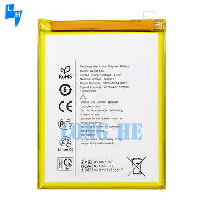 OEM BVSM-530 4020mAh 3.8V Bateria de telemóvel Baterias recarregáveis para Vsmart active 3