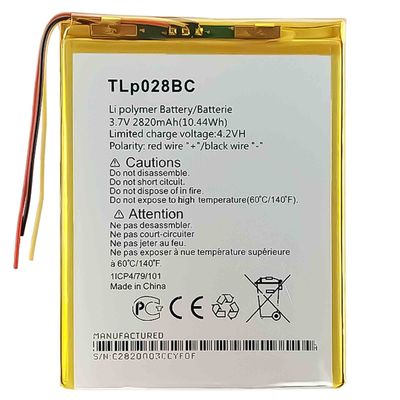 TLP028BC Bateria para Alcatel Pixi3 7.0 028B2 9002 OT9002 OT8055 OT8057 2820mAh 3.7V