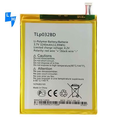 3240mAh TLP032BD POP7 P310A OT9006W Pixi 8 Bateria para Alcatel OneTouch POP-7 LTE